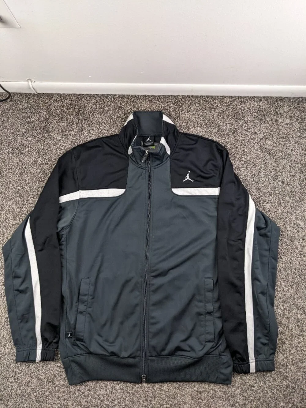 NWT Nike Air Jordan Jacket Colorblock Basketball Warm Up Mens Medium Sport Cut